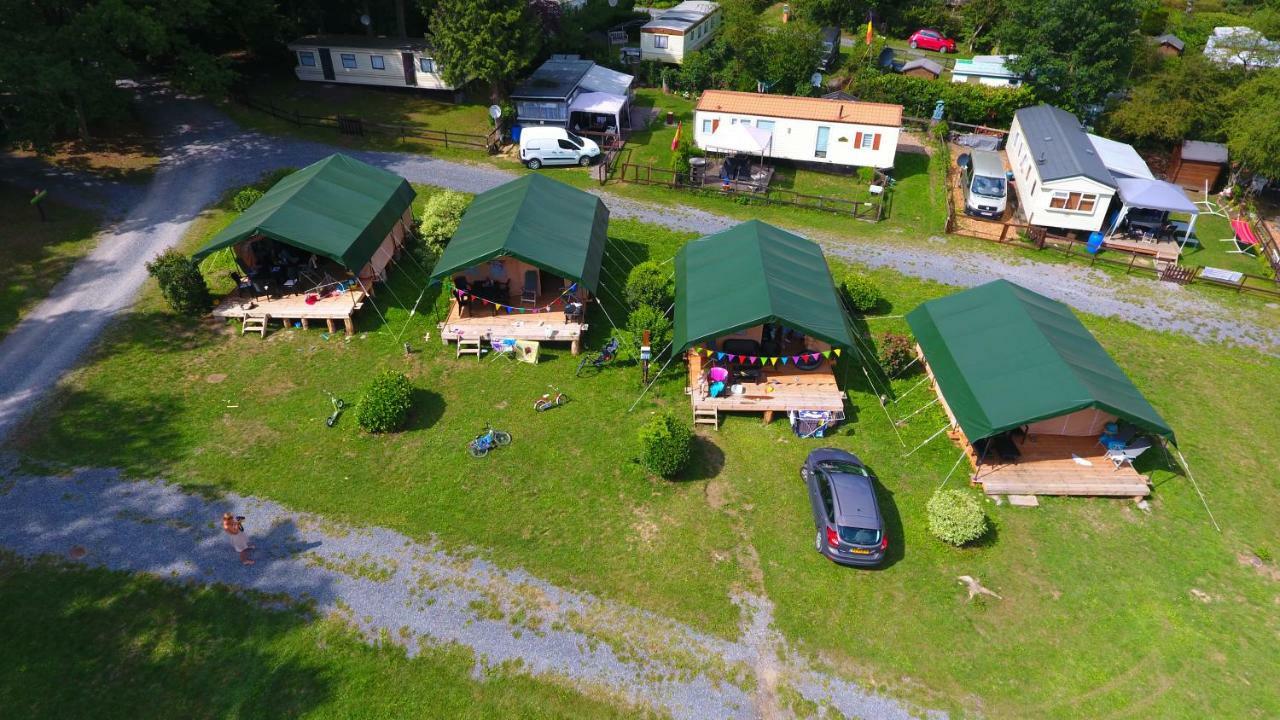 Safari Tent At Camping Le Roptai Hotell Rochefort Exteriör bild