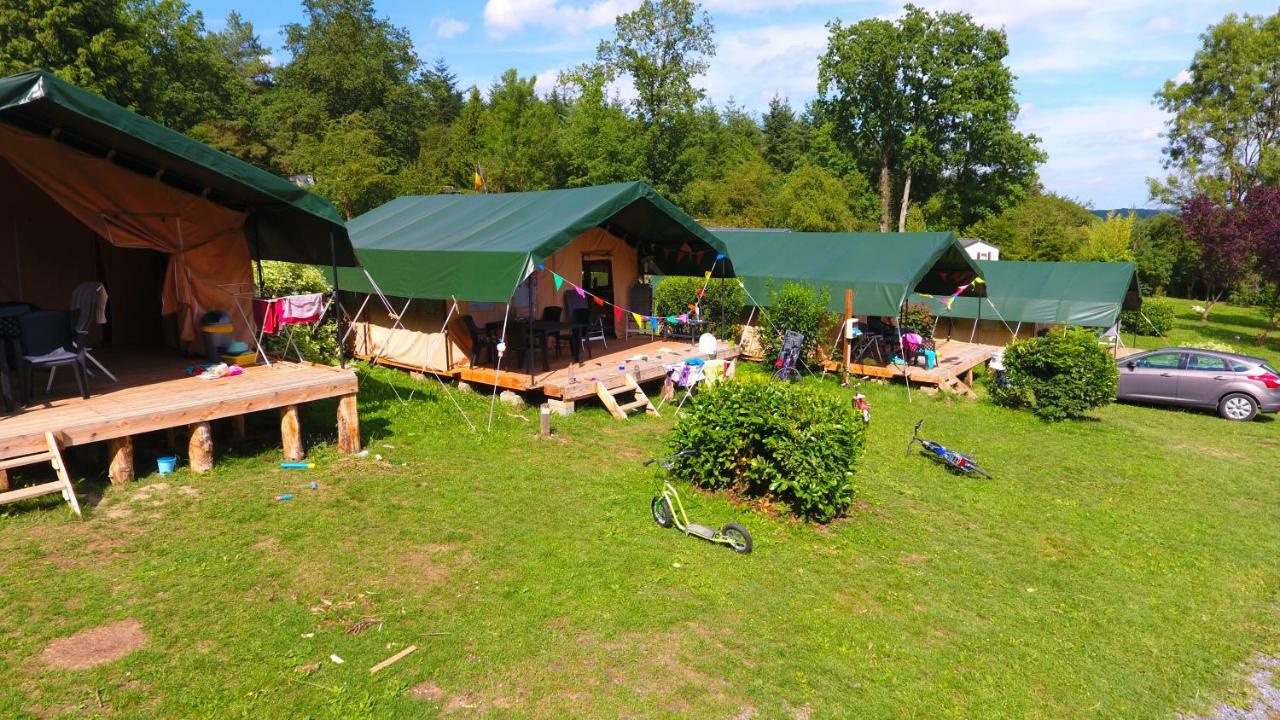 Safari Tent At Camping Le Roptai Hotell Rochefort Exteriör bild